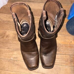 Frye Dark Brown Leather Boots